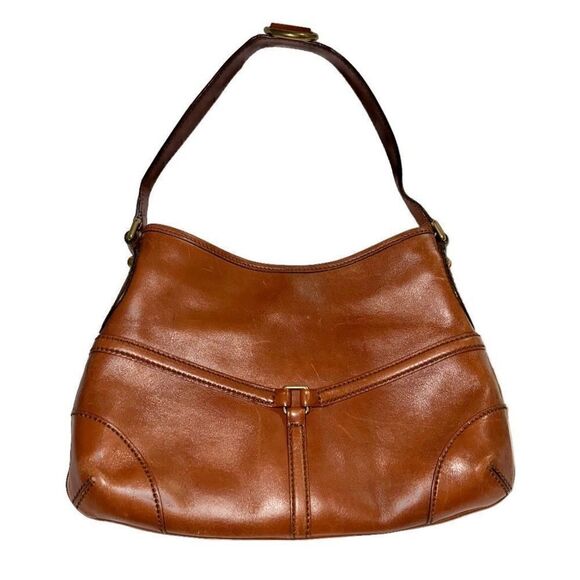 Gucci  Brown leather reins bag - Picture 6 of 16